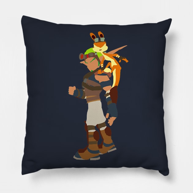 Jak & Daxter Pillow by Spyrome876