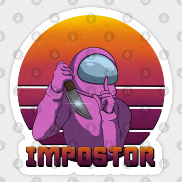 Among Us Impostor Pink Crewmate Among Us Sticker Teepublic Among Us Impostor Pink Crewmate Among Us Sticker Teepublic