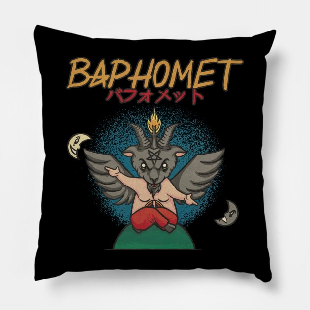 Baphomet for kids Pillow by SFPater