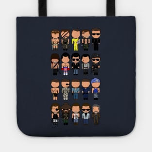 Action Tough Guy Movie Icons - "Vector-Eds" Tote