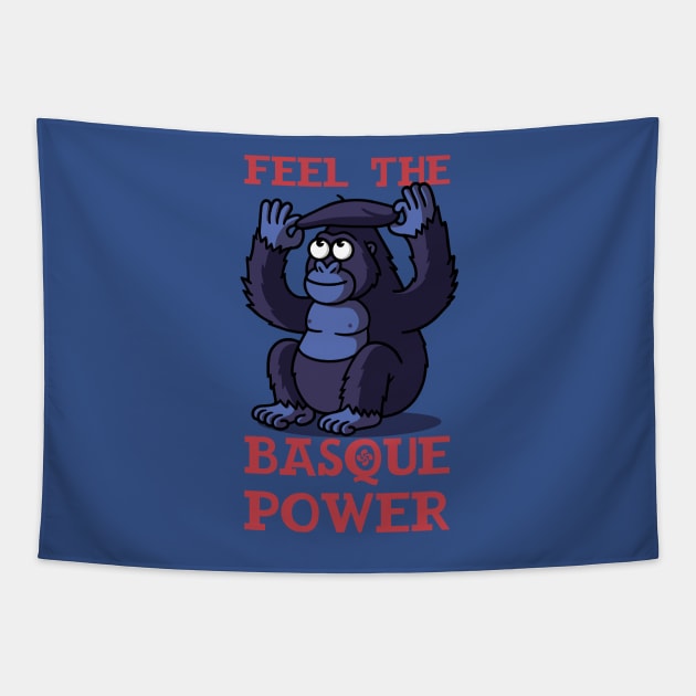 Feel the Basque Power Tapestry by byTxemaSanz