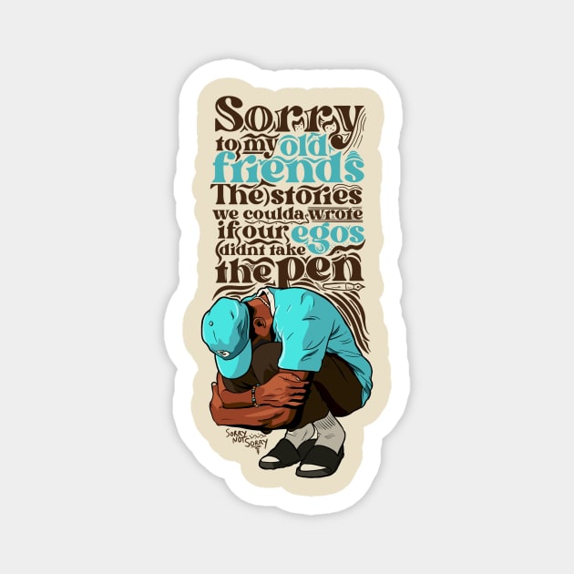 Sorry Not Sorry Magnet by Jones Factory