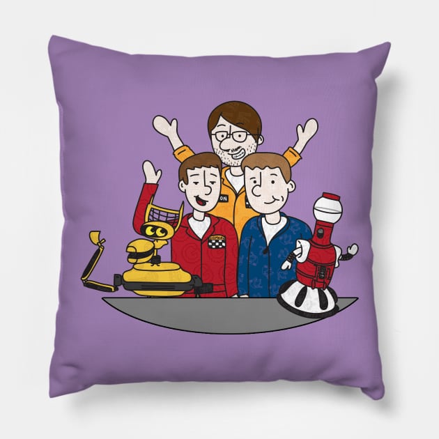 Satellite Of Love Crew Pillow by RRigamondi