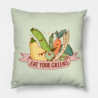 Eat Your Greens Pillow