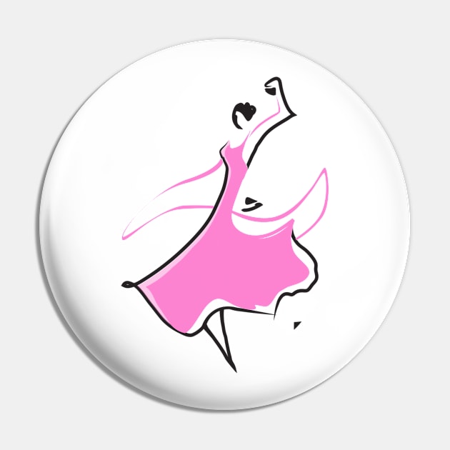 Dancer Pin by LifeSimpliCity