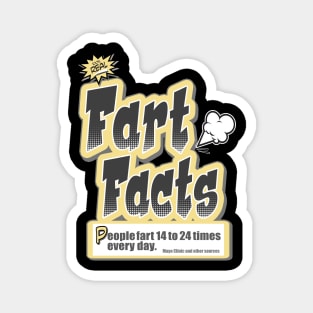 Fart Facts True & Funny #1 Magnet