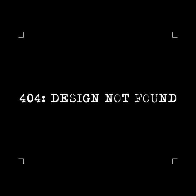 404 design not found by BigSpaceFan
