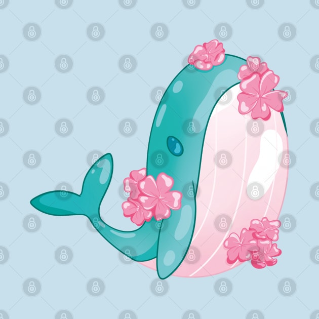 Sakura Whale by smalart