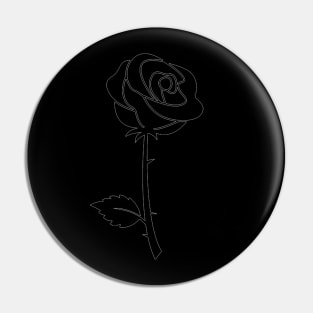 Aesthetic Rose Pin