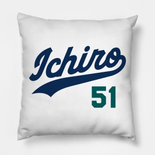 Ichiro 51, Seattle Baseball design Pillow