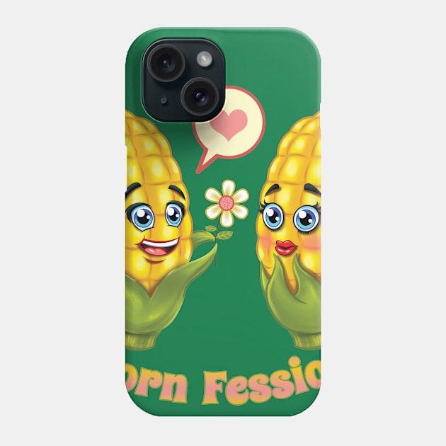 Corn Fession Phone Case by Pigeon585