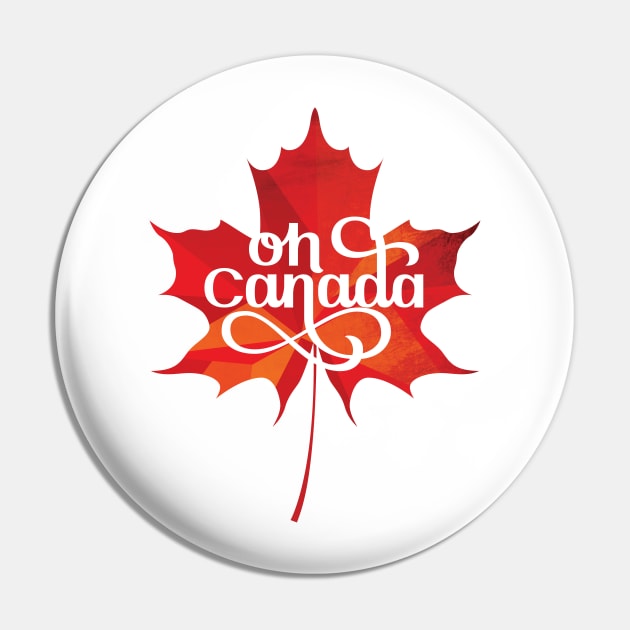 Oh Canada Pin by polliadesign