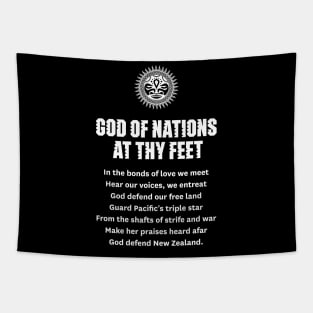 New Zealand national anthem — God Defend New Zealand Tapestry