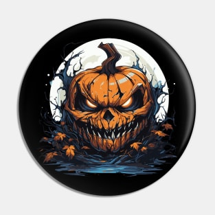 Creepy Pumpkin Pin