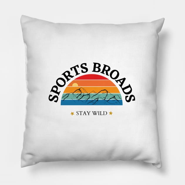 Stay Wild SB Pillow by nikcooper