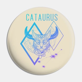 A zodiac cattery: Taurus - cataurus Pin