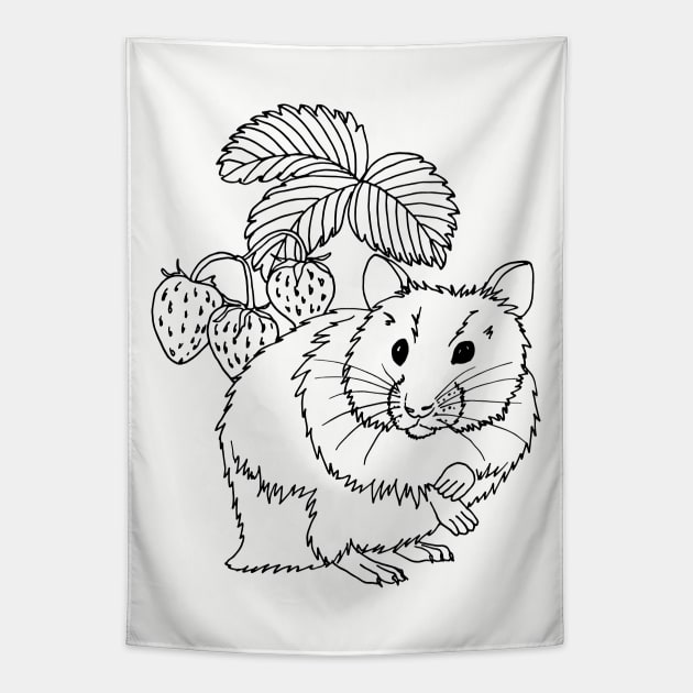 Hamster Tapestry by senkova