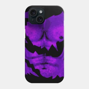 Purple Abs. Funny Bodybuilding Ripped Muscle Man Phone Case