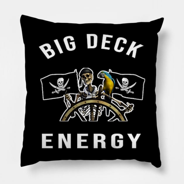 Big Deck Energy Pirates Pillow by cindo.cindoan