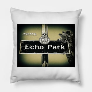 Echo Park, Los Angeles, CA by Mistah Wilson Pillow