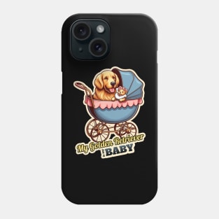 Golden retriever baby Phone Case