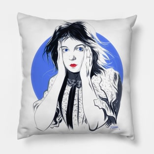 Lillian Gish - An illustration by Paul Cemmick Pillow