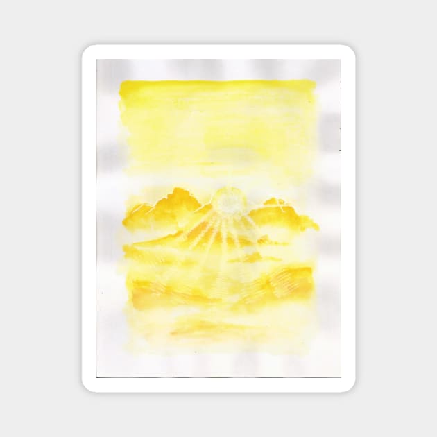 Sunny Skies Magnet by Artbynikitachawda