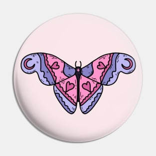 omnisexual moth Pin