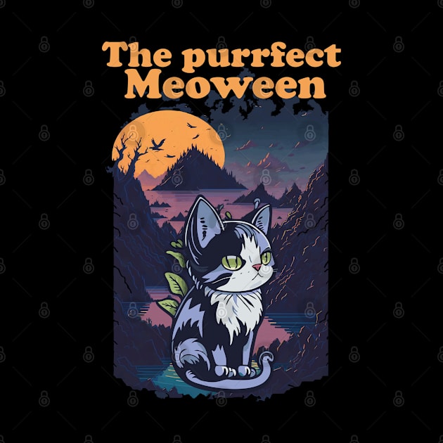 Funny The Purrfect Meoween by Faech