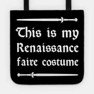 Funny Renaissance Faire Costume Tote