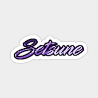 Setsune Pixel Logo (Fuzzy) Magnet