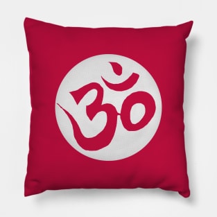 Sacred Spiritual Awakening Om Symbol Pillow