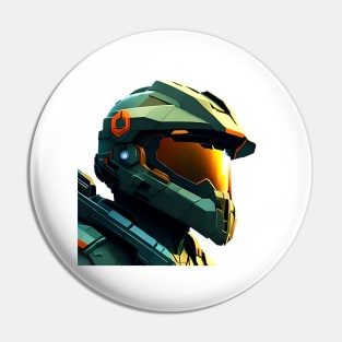 Halo game quotes - Master chief - Spartan 117 - BQ01-v5 Pin