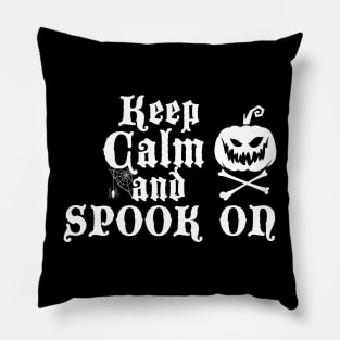 keep calm and spoon on! Pillow