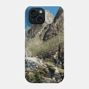 Trekking the Santa cruz trail Phone Case