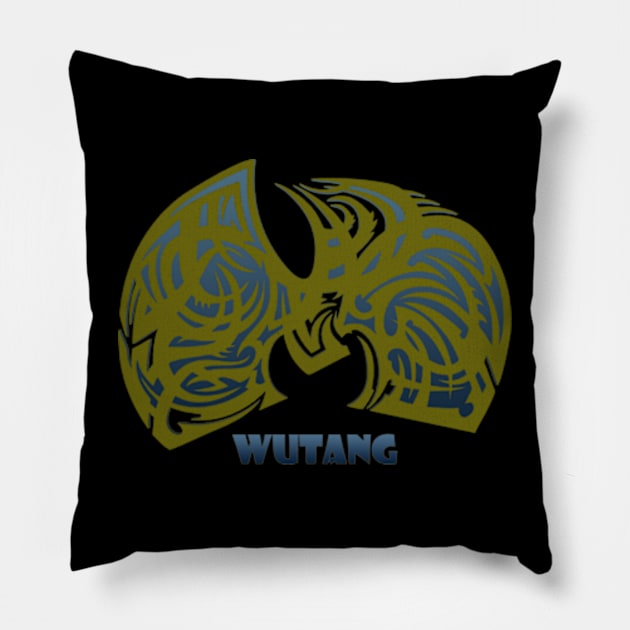 wutang : Thank you very much // art drawing Pillow by Yakinlah Artisan Designs