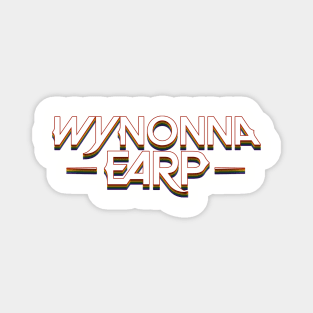 Wynonna Earp Pride Colors - White Magnet