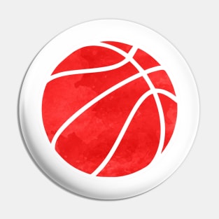 Basketball Red Pin