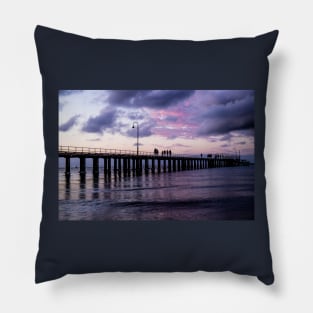 Dromana Beach, Dromana, Mornington Peninsula, Victoria, Australia Pillow