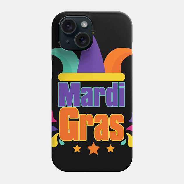 Mardi gras jester hat Phone Case by PharaohCloset