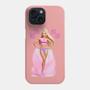 fitness barbie Phone Case