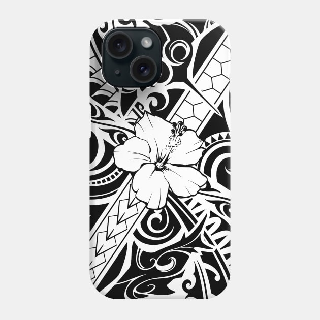 Hawaiian style tribal 2 Phone Case by TurkeysDesign