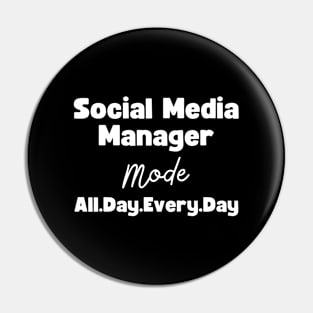 Social Media Manager Pin