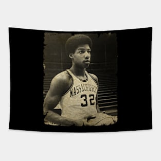 Young Dr. J His Days at UMass, 1970 Tapestry