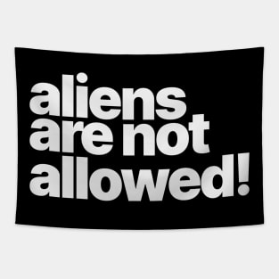 Aliens Are Not Allowed! Tapestry