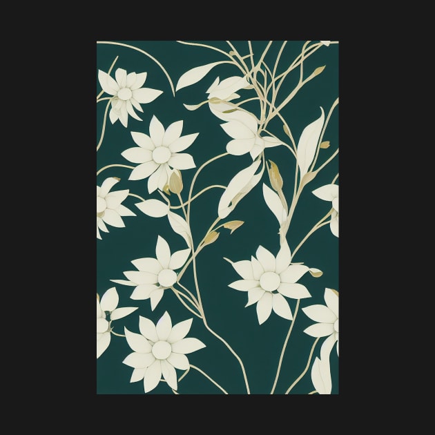 Beautiful Stylized White Flowers, for all those who love nature #213 by Endless-Designs