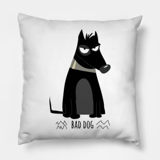 Bad Dog Pillow