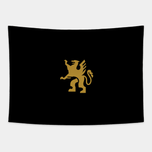 heraldic griffin design Tapestry