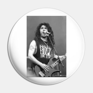 Tom Araya Slayer Photograph Pin