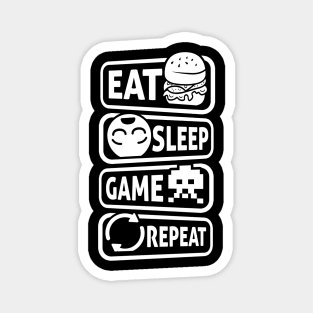 Eat Sleep Game Repeat Magnet